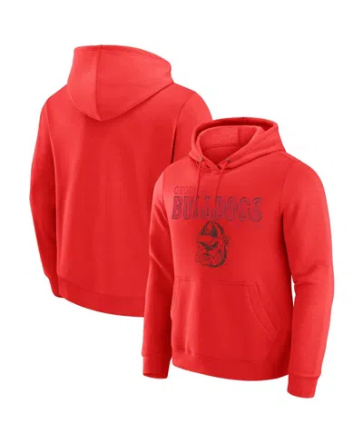Fanatics Darius Rucker Collection By  Men's Red Georgia Bulldogs Faded Hoodie