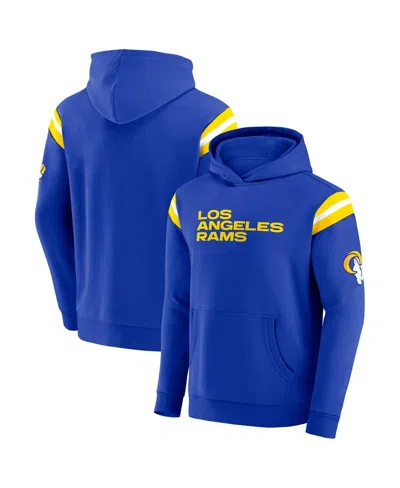 Fanatics Darius Rucker Collection By  Men's Royal Los Angeles Rams Football Washed Pullover Hoodie In Blue