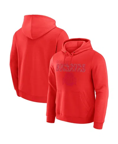 FANATICS DARIUS RUCKER COLLECTION BY FANATICS MEN'S SCARLET OHIO STATE BUCKEYES FADED HOODIE