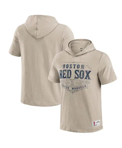 Fanatics Darius Rucker Collection By  Men's Tan Boston Red Sox Hooded T-shirt In Brown