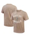 Fanatics Darius Rucker Collection By  Men's Tan Kansas City Royals Sun Faded T-shirt In Brown