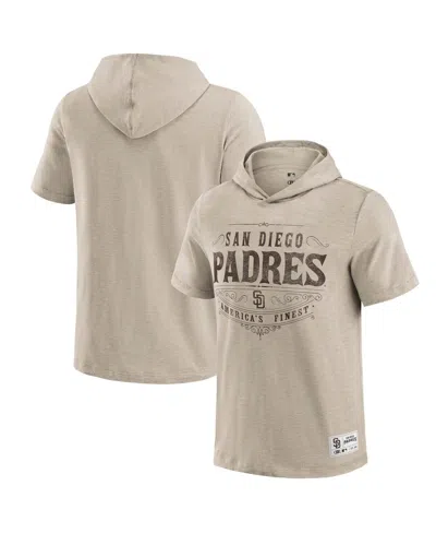 Fanatics Darius Rucker Collection By  Men's Tan San Diego Padres Hooded T-shirt In Brown