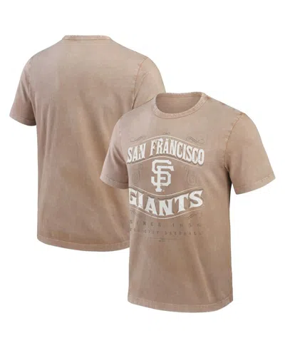Fanatics Darius Rucker Collection By  Men's Tan San Francisco Giants Sun Faded T-shirt In Neutral
