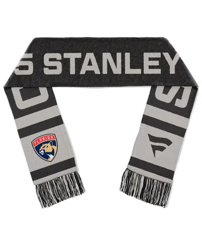Fanatics Gray Florida Panthers 2025 Stanley Cup Champions Locker Room Scarf