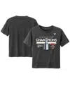 Fanatics Preschool Heather Charcoal Florida Panthers 2024 Stanley Cup Champions Locker Room T-shirt In Heather Charcoal