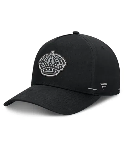 Fanatics Los Angeles Kings Authentic Pro Rink Adjustable Baseball Cap In Black,gray