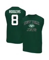 Fanatics Men's Aaron Rodgers Green New York Jets Big Tall Muscle Tank Top In Green