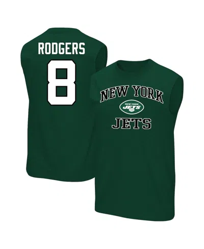 Fanatics Men's Aaron Rodgers Green New York Jets Big Tall Muscle Tank Top