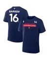 Fanatics Men's Aleksander Barkov Navy Florida Panthers 2025 Stanley Cup Champions Authentic Pro Name Number T In Blue