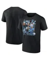 Fanatics Men's Amon-ra St. Brown Black Detroit Lions Notorious Player Graphic T-shirt In Black