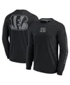 Fanatics Men's And Women's Black Cincinnati Bengals Elements Strive Long Sleeve T-shirt In Black