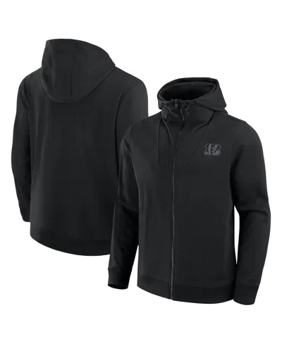 Fanatics Men's And Women's Black Cincinnati Bengals Front Office Full-zip Hoodie