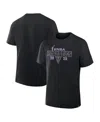 Fanatics Men's And Women's Black Golden State Valkyries 2025 Wnba Playoffs T-shirt In Black