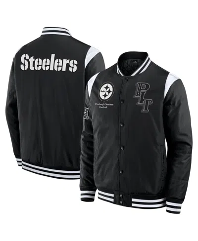 Fanatics Men's And Women's Black Pittsburgh Steelers Elements Elite Full-snap Jacket