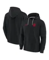 Fanatics Men's And Women's Black Portland Trail Blazers Elements Super Soft Fleece Pullover Hoodie In Black