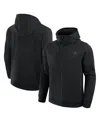 Fanatics Men's And Women's Black San Francisco 49ers Front Office Full-zip Hoodie In Black