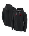 Fanatics Men's And Women's Black Washington Wizards Elements Super Soft Fleece Pullover Hoodie In Black