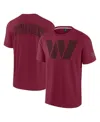 Fanatics Men's And Women's Burgundy Washington Commanders Elements Iconic T-shirt In Burgundy