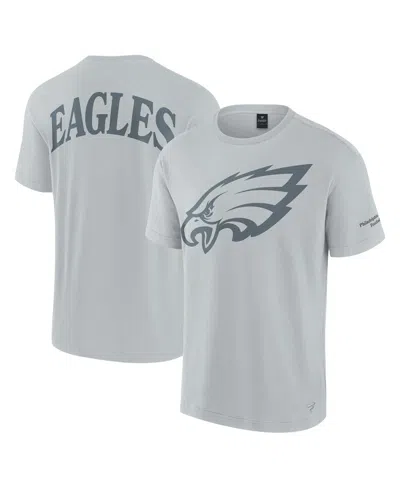 Fanatics Men's And Women's Gray Philadelphia Eagles Elements Iconic T-shirt