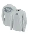 Fanatics Men's And Women's Gray San Francisco 49ers Elements Strive Long Sleeve T-shirt In Gray
