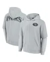 Fanatics Men's And Women's Gray San Francisco 49ers Sleek Elements Pullover Hoodie In Gray