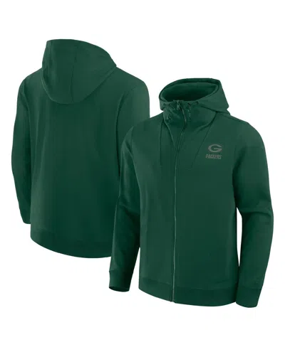 Fanatics Men's And Women's Green Green Bay Packers Front Office Full-zip Hoodie