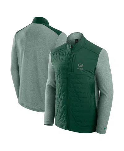 Fanatics Men's And Women's Green Green Bay Packers Front Office Tonal Full-zip Jacket