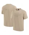 Fanatics Men's And Women's Khaki Cincinnati Bengals Elements Heavyweight Tri-blend T-shirt In Khaki