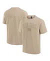 Fanatics Men's And Women's Khaki Cincinnati Bengals Elements Heavyweight Tri-blend T-shirt In Khaki