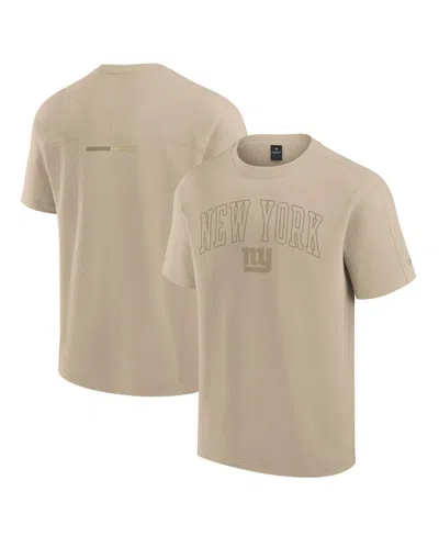 Fanatics Men's And Women's Khaki Cincinnati Bengals Elements Heavyweight Tri-blend T-shirt