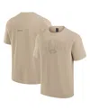 Fanatics Men's And Women's Khaki Cincinnati Bengals Elements Heavyweight Tri-blend T-shirt In Khaki