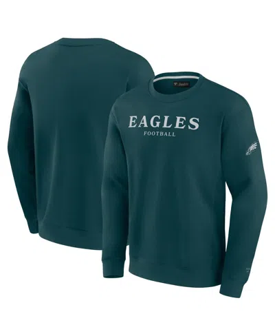 Fanatics Men's And Women's Midnight Green Philadelphia Eagles Elements Unlimited Fleece Pullover Sweatshirt