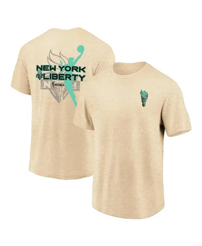 Fanatics Men's And Women's Natural New York Liberty Wnba Team Elite T-shirt