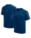 Fanatics Men's And Women's Navy Chicago Bears Elements Flex Tri-blend T-shirt In Blue