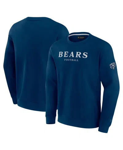 Fanatics Men's And Women's Navy Chicago Bears Elements Unlimited Fleece Pullover Sweatshirt