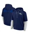Fanatics Men's And Women's Navy Denver Broncos Sleek Elements Pullover Hoodie In Navy