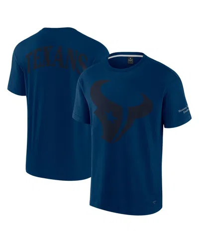 Fanatics Men's And Women's Navy Houston Texans Elements Iconic T-shirt