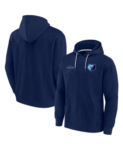 Fanatics Men's And Women's Navy Memphis Grizzlies Elements Super Soft Fleece Pullover Hoodie