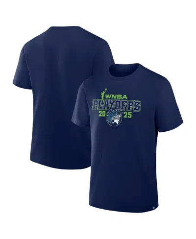 Fanatics Men's And Women's Navy Minnesota Lynx 2025 Wnba Playoffs T-shirt In Blue