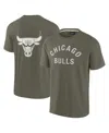 Fanatics Men's And Women's Olive Chicago Bulls Elements Super Soft Short Sleeve T-shirt In Olive