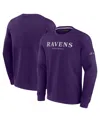 Fanatics Men's And Women's Purple Minnesota Vikings Elements Unlimited Fleece Pullover Sweatshirt In Purple