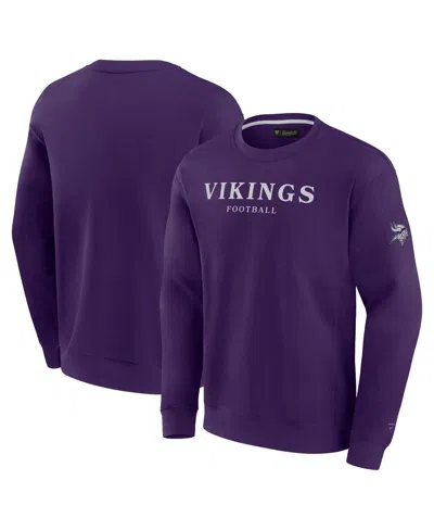 Fanatics Men's And Women's Purple Minnesota Vikings Elements Unlimited Fleece Pullover Sweatshirt