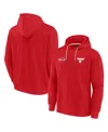 Fanatics Men's And Women's Red Chicago Bulls Elements Super Soft Fleece Pullover Hoodie In Red