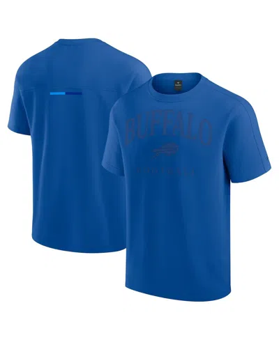 Fanatics Men's And Women's Royal Buffalo Bills Elements Flex Tri-blend T-shirt In Blue