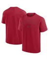 Fanatics Men's And Women's Scarlet San Francisco 49ers Elements Flex Tri-blend T-shirt In Red