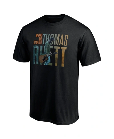 Fanatics Men's And Women's Thomas Rhett X  Exclusive Black Where We Started Photo T-shirt