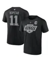 Fanatics Men's Anze Kopitar Black Los Angeles Kings Authentic Stack Name Number T-shirt In Black