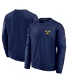 Fanatics Men's Athletic Navy Sweden 2025 4 Nations Face-off Authentic Pro Fleece Pullover Sweatshirt In Athletic Navy