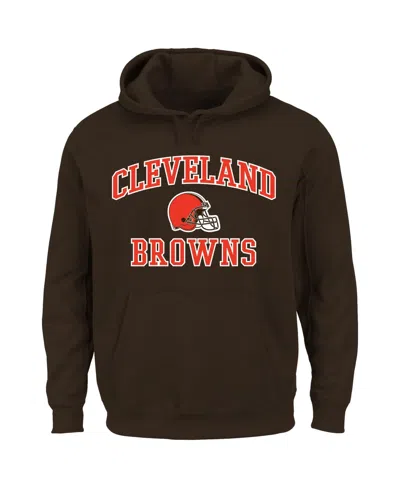 Fanatics Men's Big & Tall Cleveland Browns Graphic Long-sleeve Pullover Hoodie