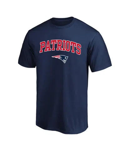 Fanatics Men's Big & Tall New England Patriots Screen Print Crewneck T-shirt In Multi